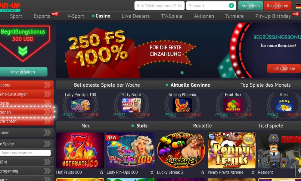 pin up casino online
