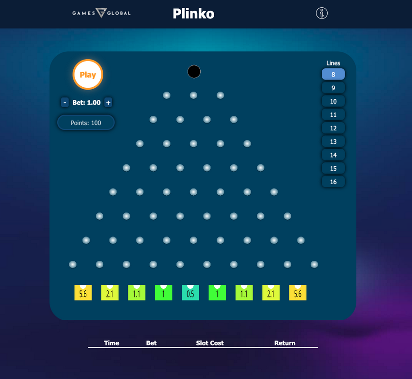 Gra wideo Plinko online